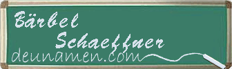 Bärbel Schaeffner Visitenkarte